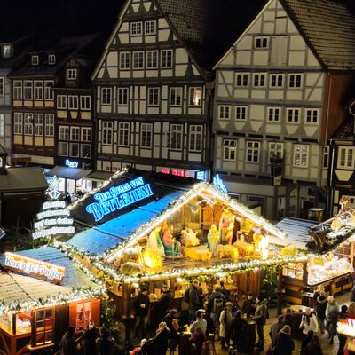 Traditioneller Weihnachtsmarkt auf dem Großen Plan in Celle