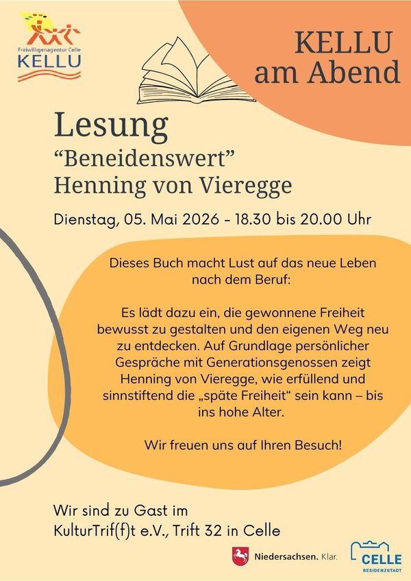Bild vergr&ouml;&szlig;ern: Plakat zur Lesung am 5. Mai.