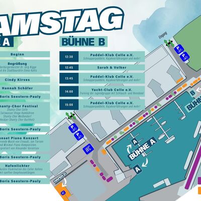 Das Programm am Samstag, 9. Mai.