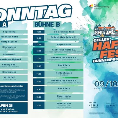 Bild vergr&ouml;&szlig;ern: Das Programm am Sonntag, 10. Mai.
