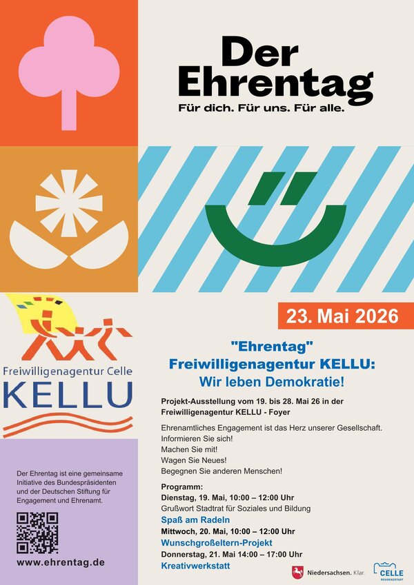 Bild vergr&ouml;&szlig;ern: Projektflyer zum "Ehrentag".