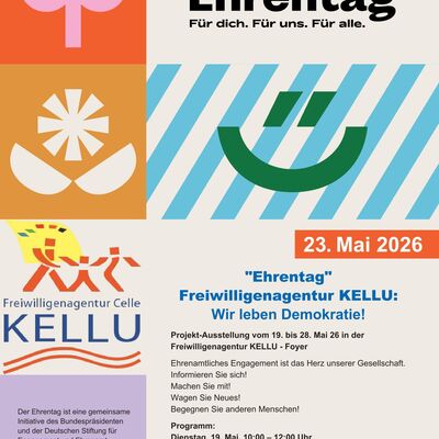 Projektflyer zum "Ehrentag".