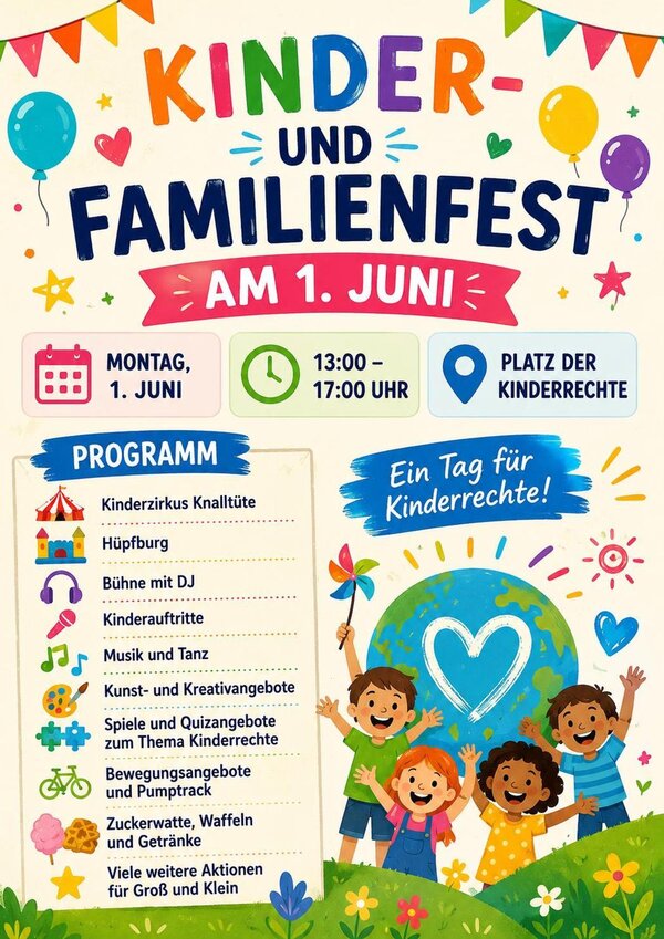 Bild vergr&ouml;&szlig;ern: Am 1. Juni ist Kinderfest auf der Heese.