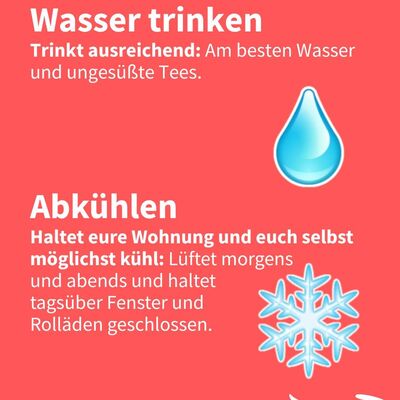 Bild vergr&ouml;&szlig;ern: Hitzetipp Nummer 1.