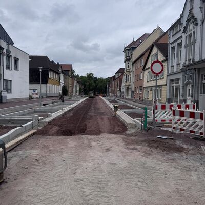 Bild vergr&ouml;&szlig;ern: Breite Stra�e - dritter Bauabschnitt ab Einm�ndung J�gerstra�e.