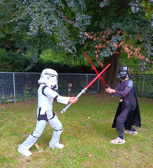 StarWarsTeilnehmer im Kampf
