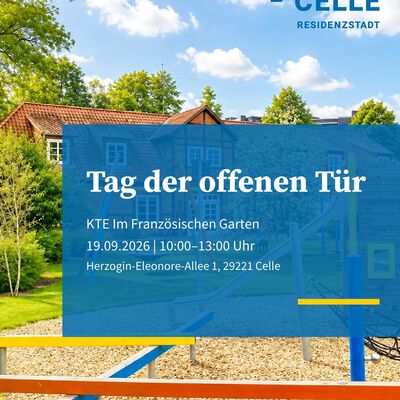 Aushang zum Tag der offenen T&uuml;r. 
