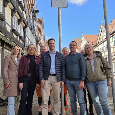 Neu in der Innenstadt: Zwei Parkpl&auml;tze f&uuml;r Senioren
